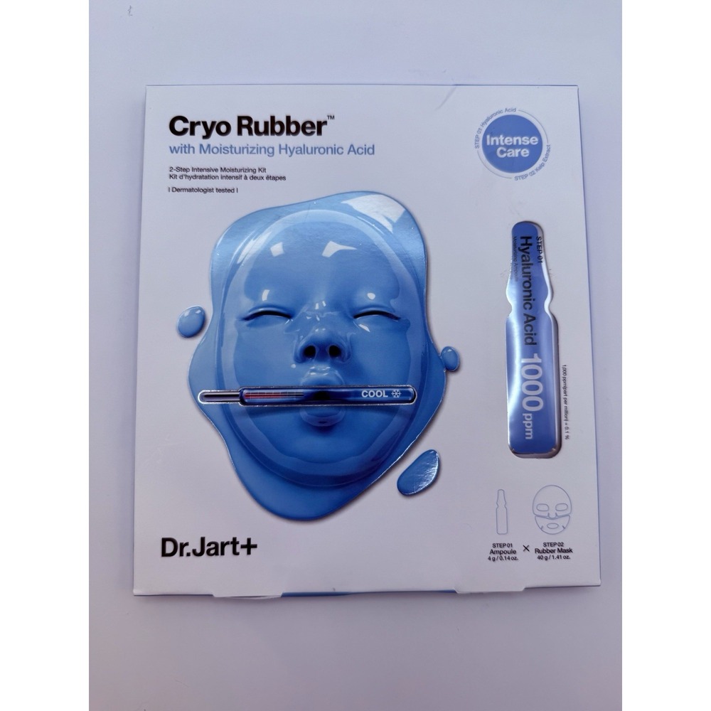 Dr.‎ Jart+ Cryo Rubber Mask Hyaluronic Acid Intense Care NEW SEALED EXP 2025